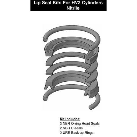 Miller - After Market Parts Hydraulic Cylinder Repair Kit- I-PK-N-N-5-3.250 HV2-KB100-325